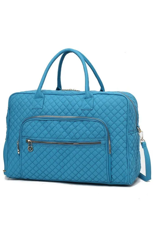 TEEK - MKF Jayla Solid Quilted Duffle Bag