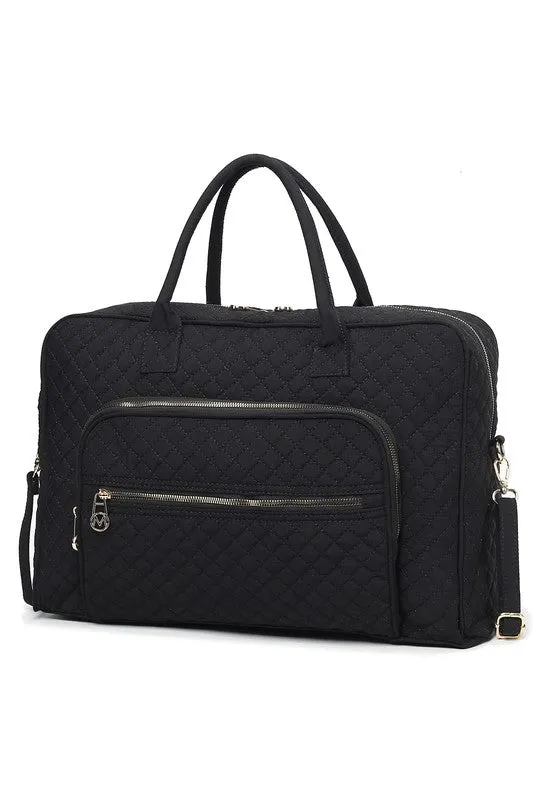 TEEK - MKF Jayla Solid Quilted Duffle Bag