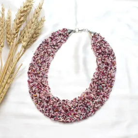 TFC Boho Meshed Grace Beaded Necklace