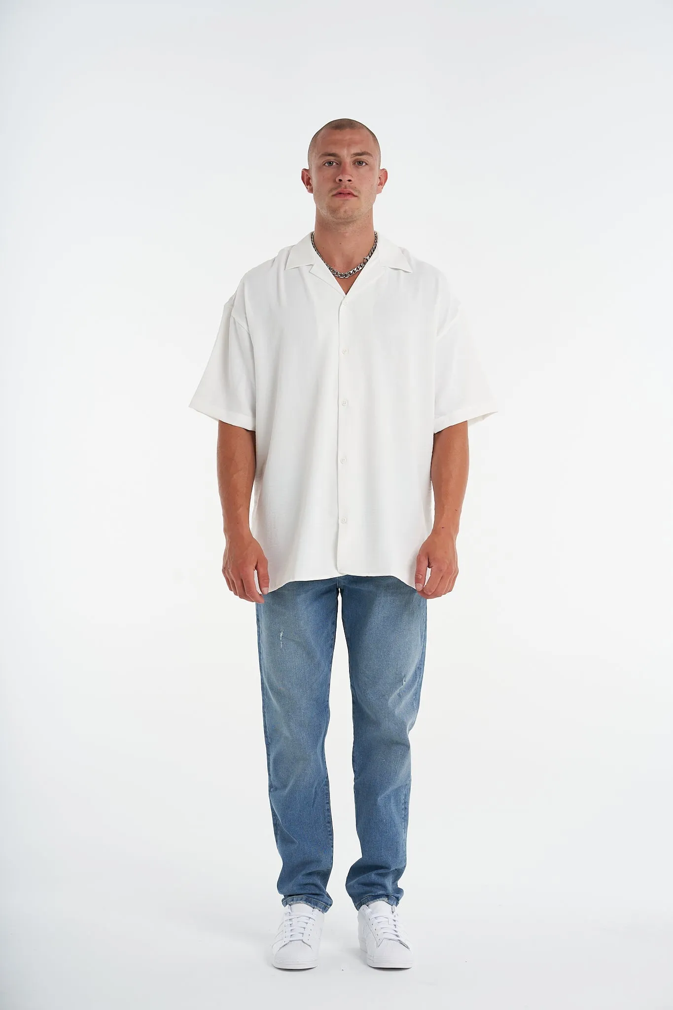 Wrinkled Textured Look Shirt