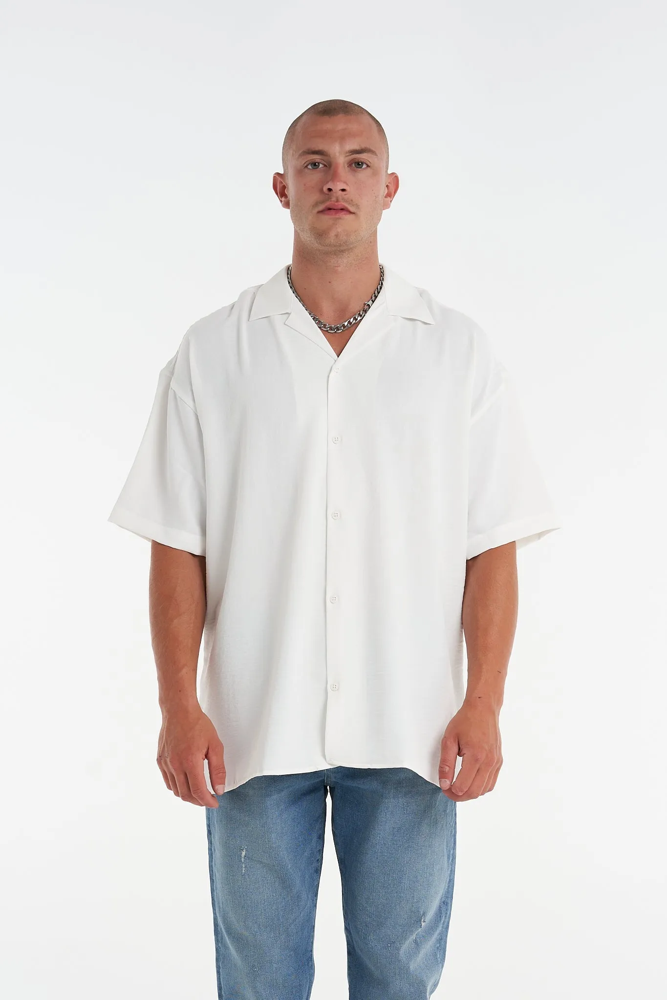 Wrinkled Textured Look Shirt